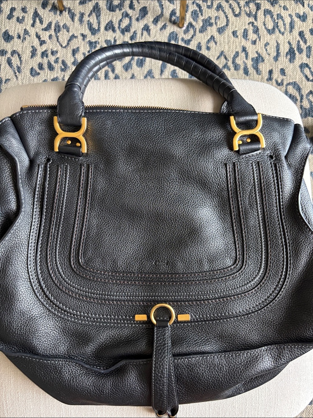Chloe Black Leather Purse